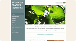 Desktop Screenshot of ever-yoga.com