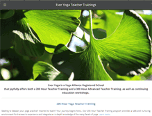 Tablet Screenshot of ever-yoga.com